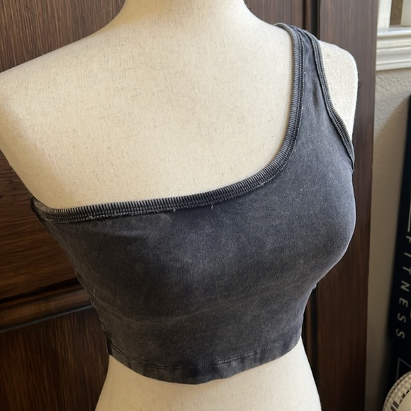 Free People FP Movement Hot Shot One Shoulder Crop Tank XS - Picture 3 of 8